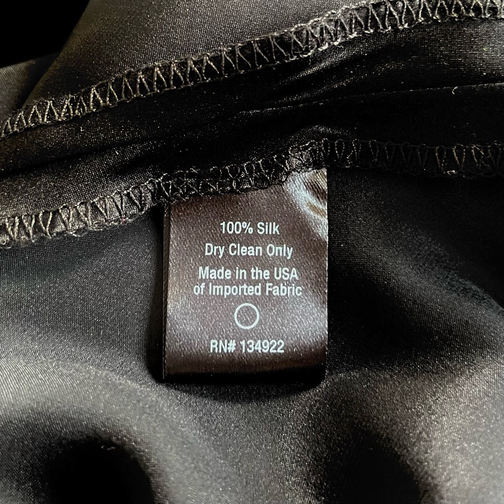 NWT Emerson fry Violetta slip dress in black silk - Picture 9 of 11